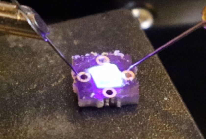 Making LEDs From an Epiwafer