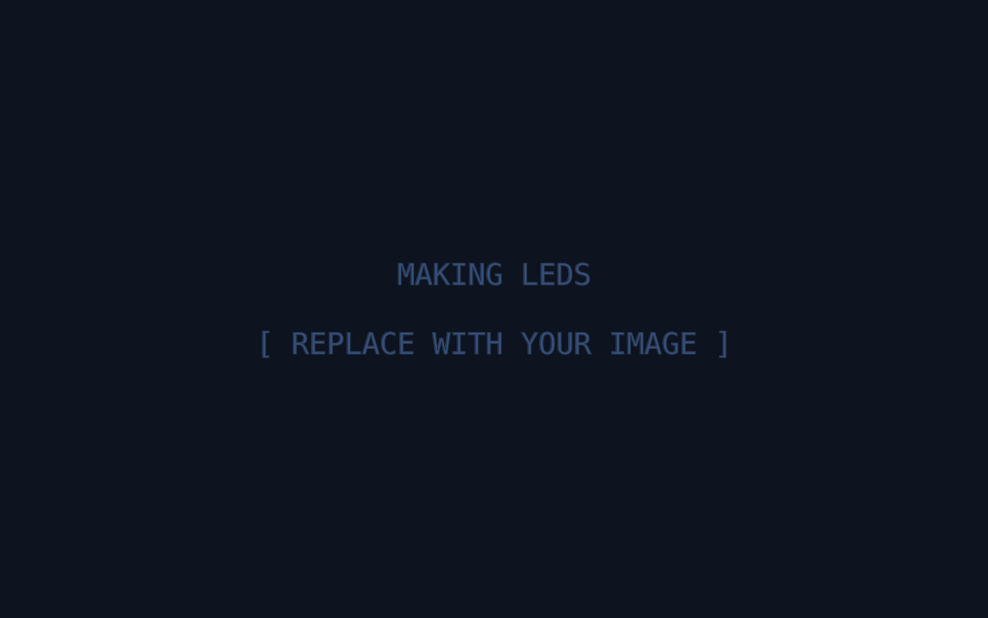 Making LEDs From an Epiwafer